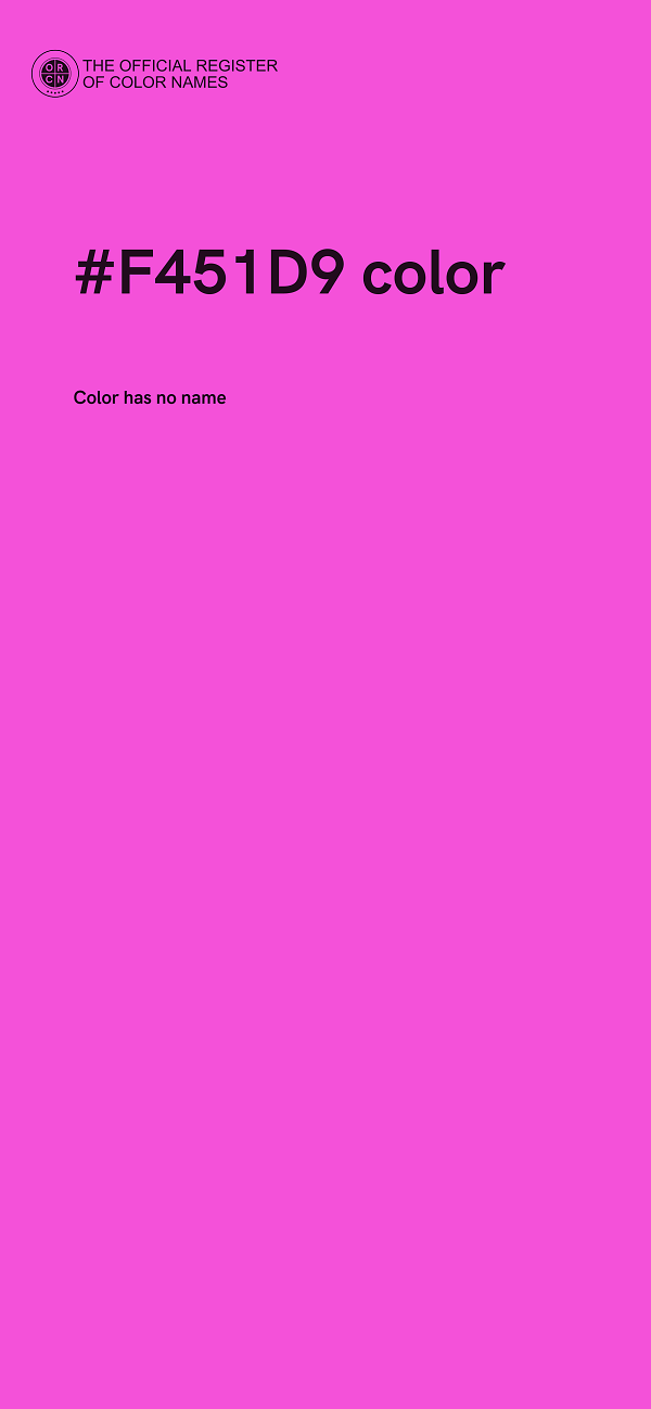 #F451D9 color image