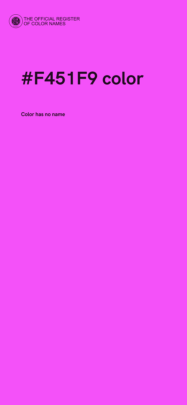 #F451F9 color image