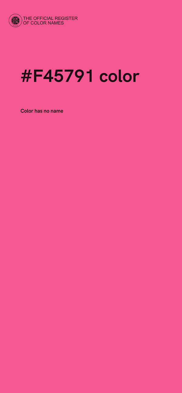 #F45791 color image