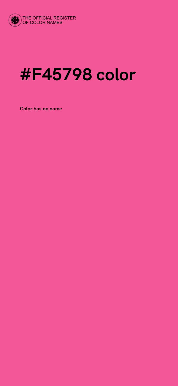 #F45798 color image