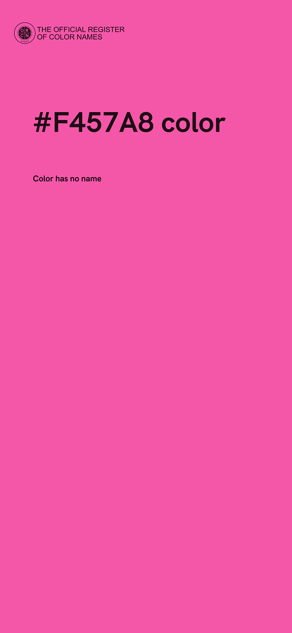 #F457A8 color image