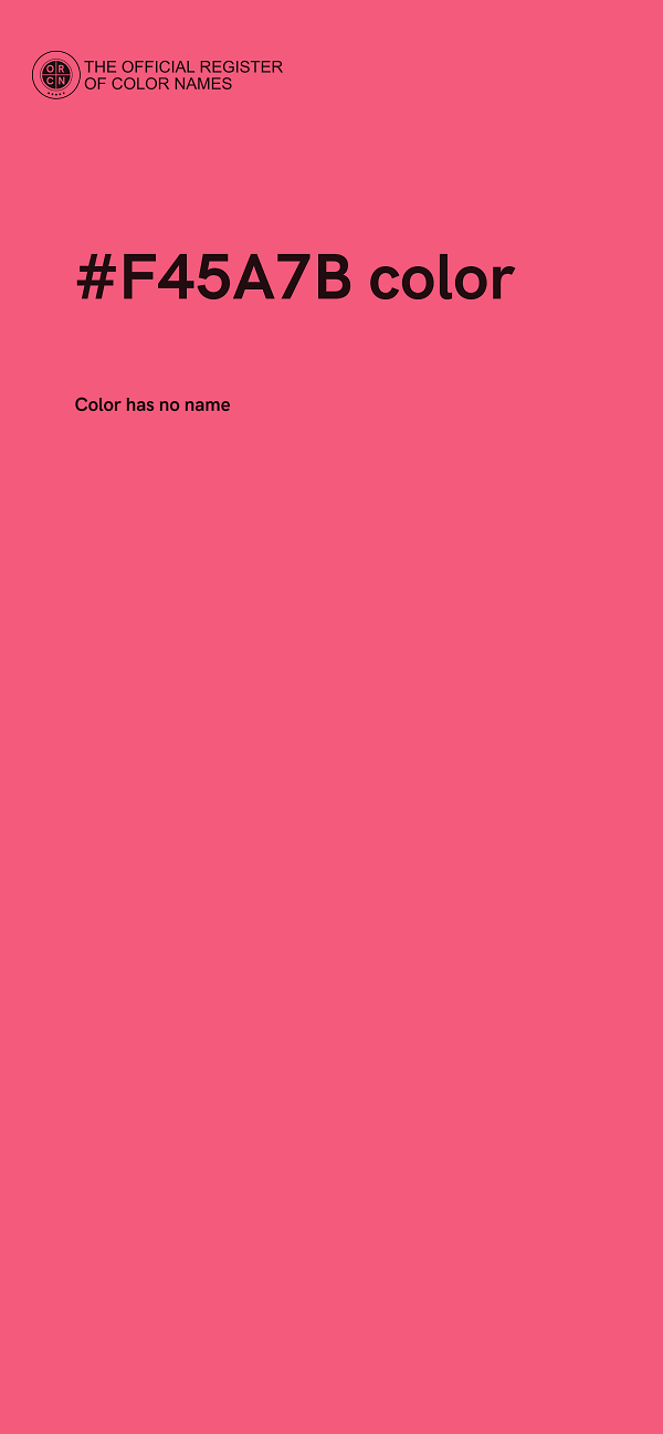 #F45A7B color image
