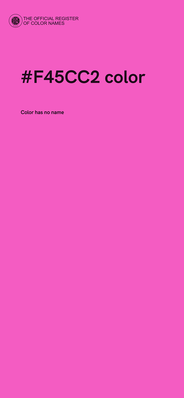 #F45CC2 color image