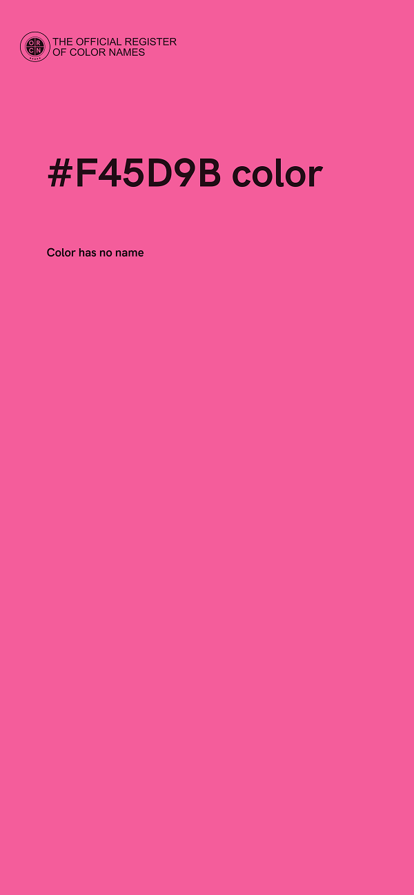 #F45D9B color image