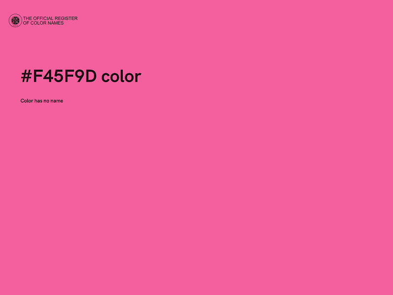 #F45F9D color image