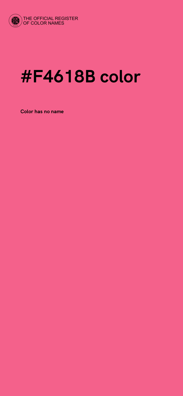 #F4618B color image