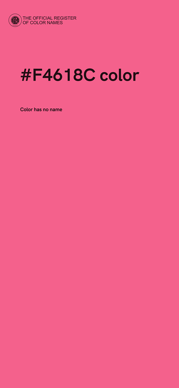 #F4618C color image
