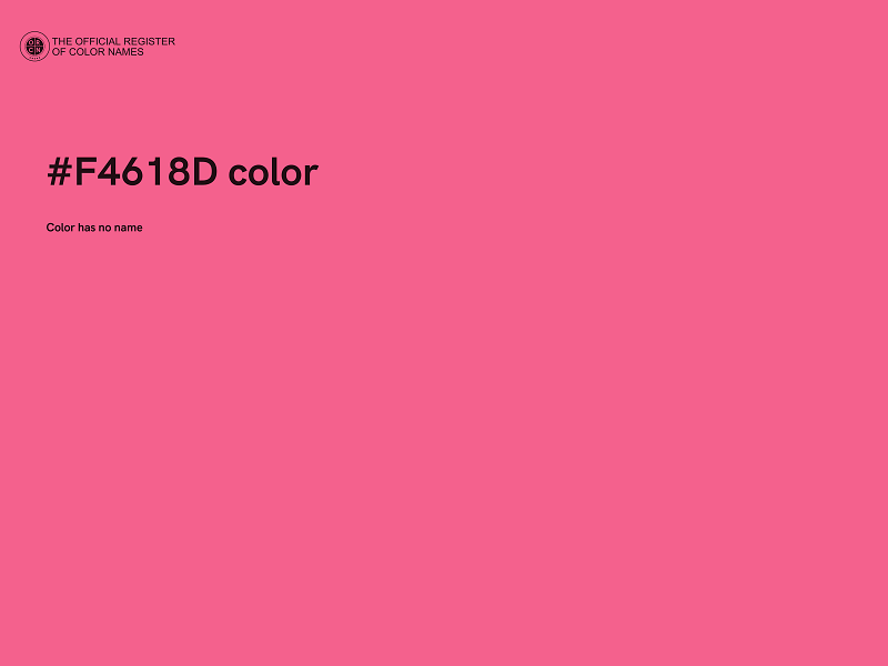 #F4618D color image