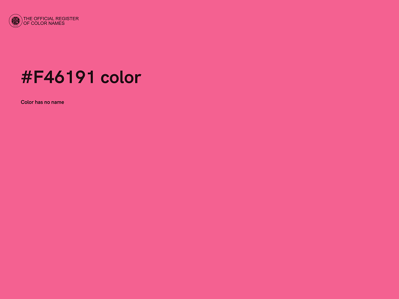 #F46191 color image