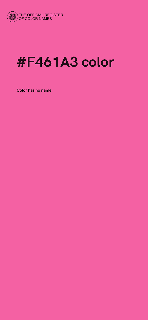 #F461A3 color image