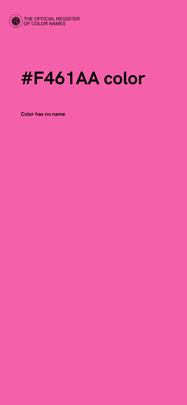 #F461AA color image
