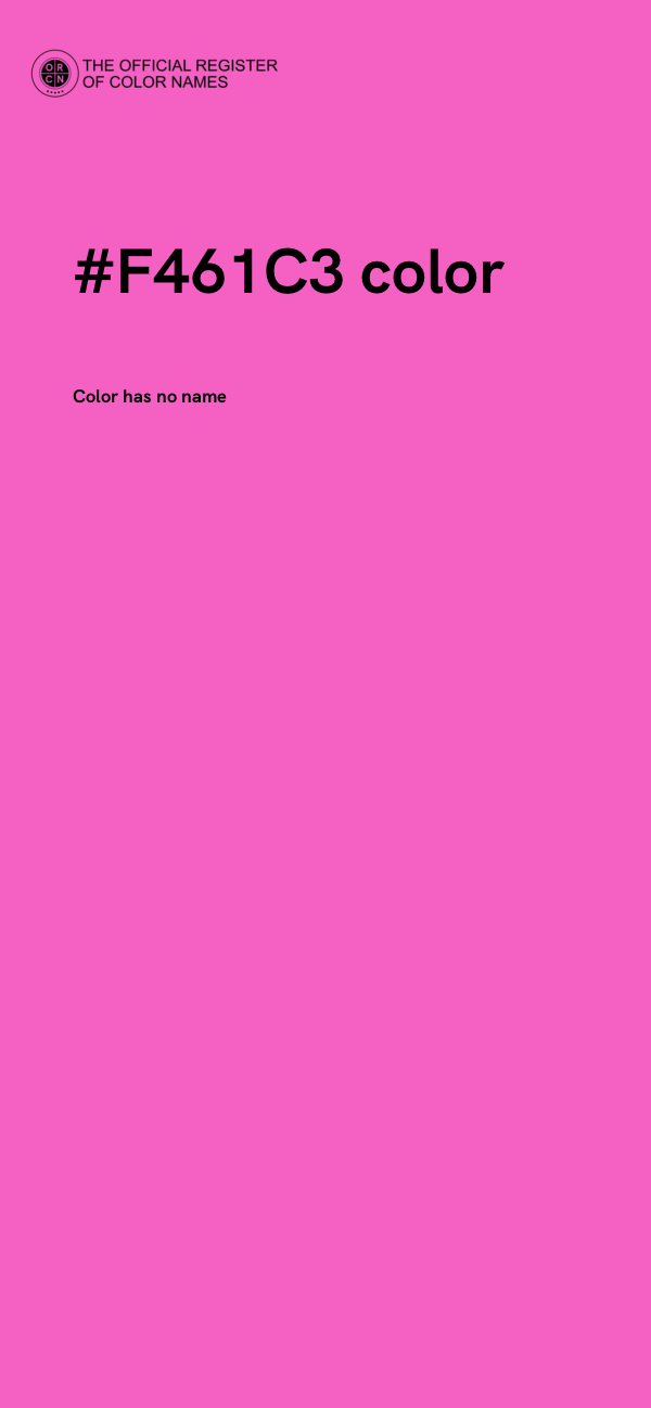 #F461C3 color image