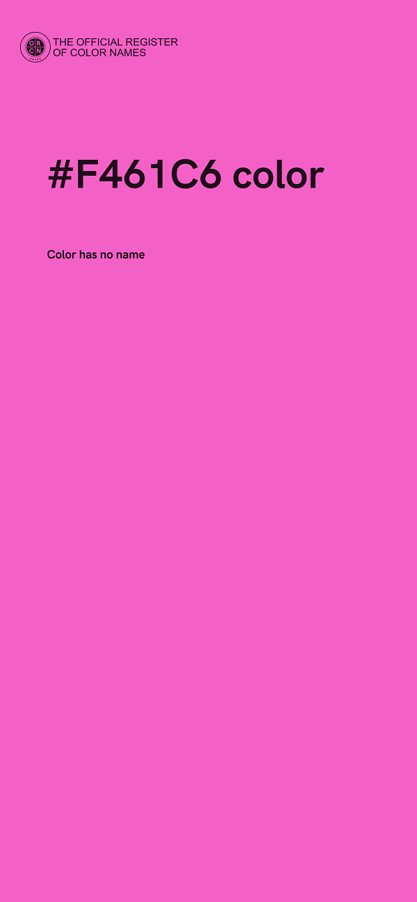 #F461C6 color image
