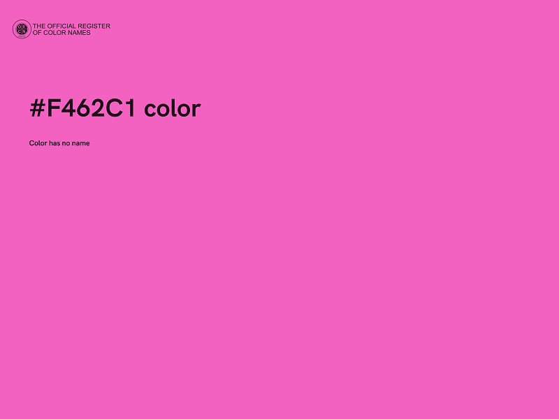 #F462C1 color image