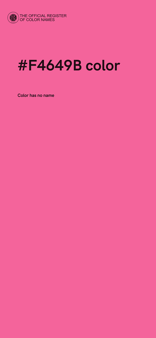 #F4649B color image