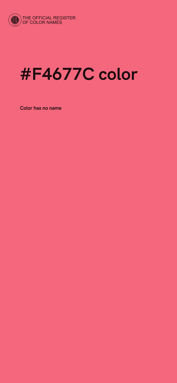 #F4677C color image