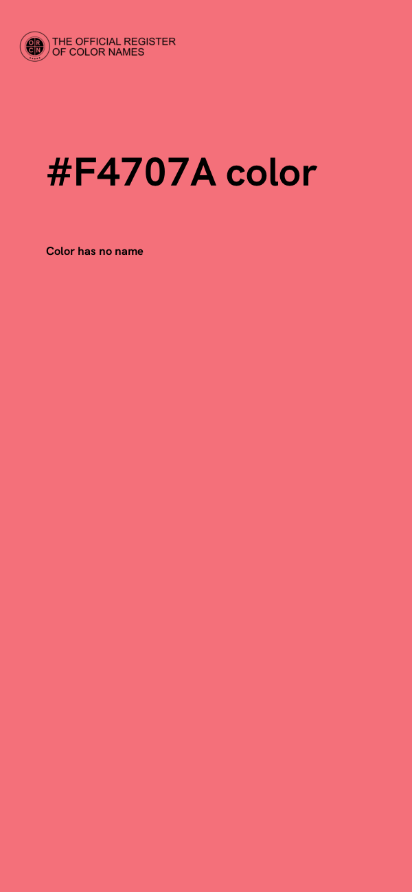#F4707A color image