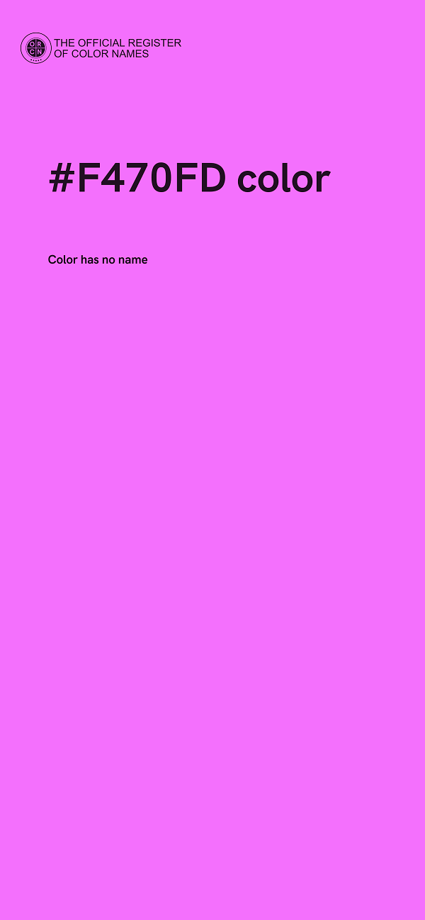 #F470FD color image