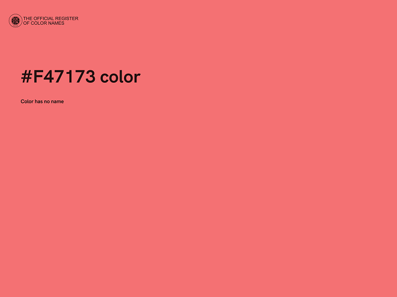 #F47173 color image