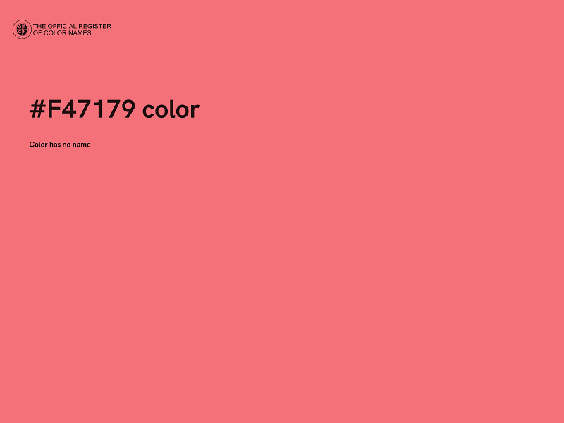 #F47179 color image