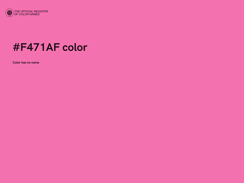 #F471AF color image