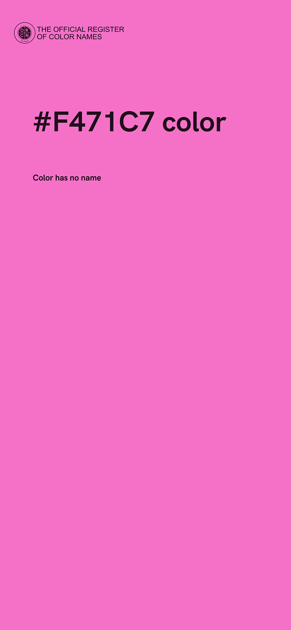 #F471C7 color image