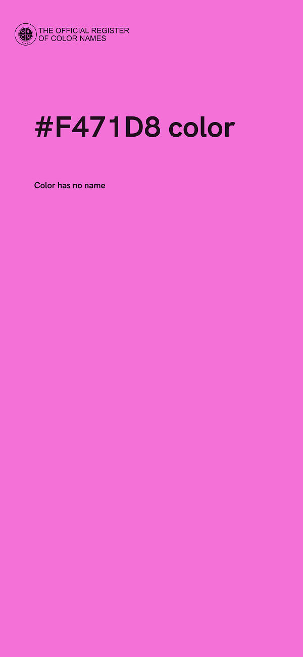 #F471D8 color image