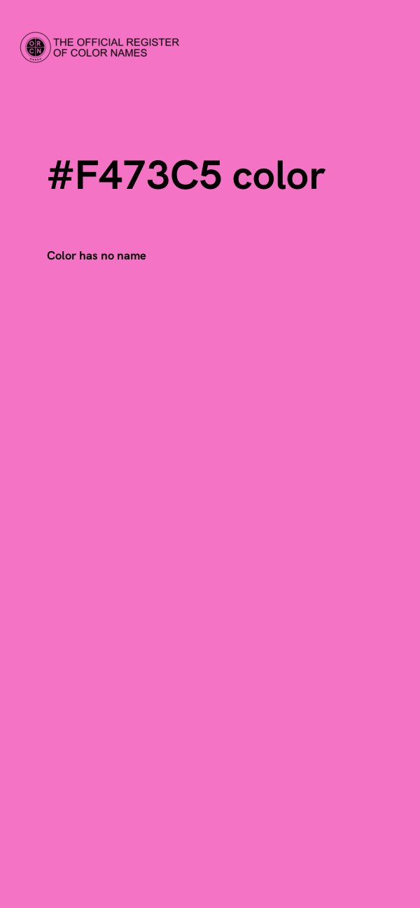 #F473C5 color image