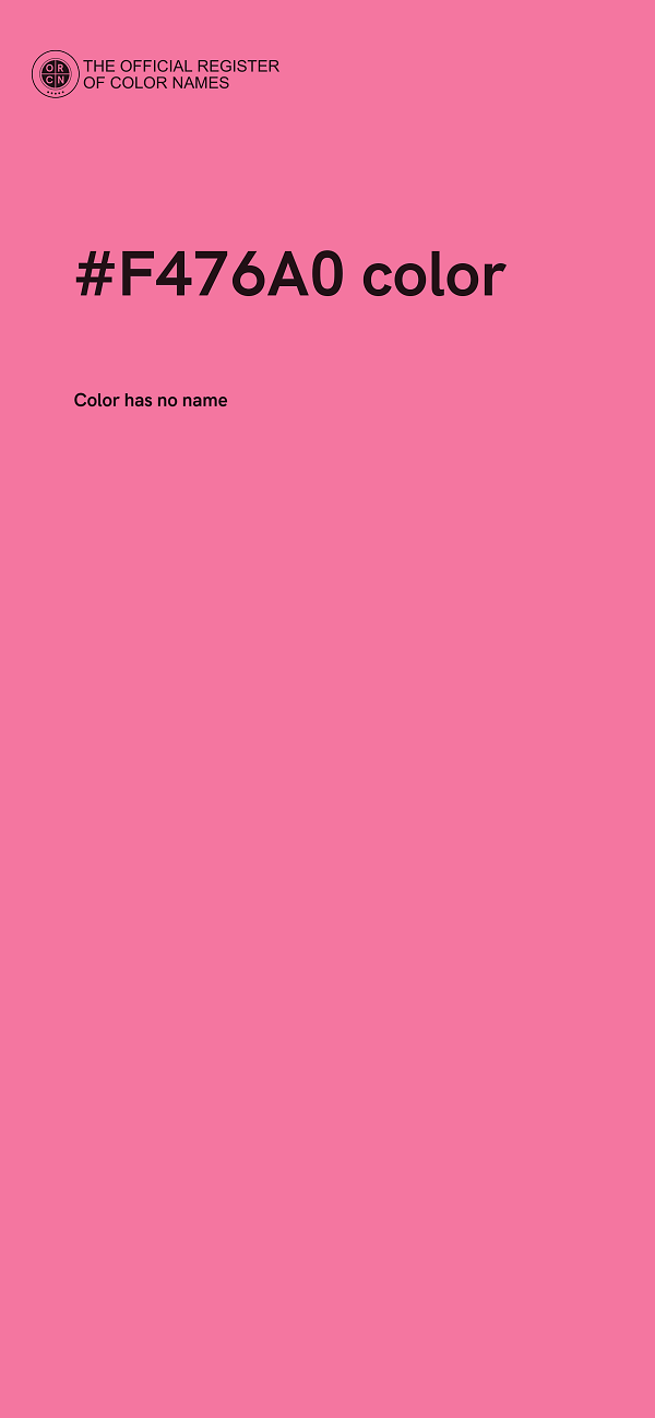 #F476A0 color image