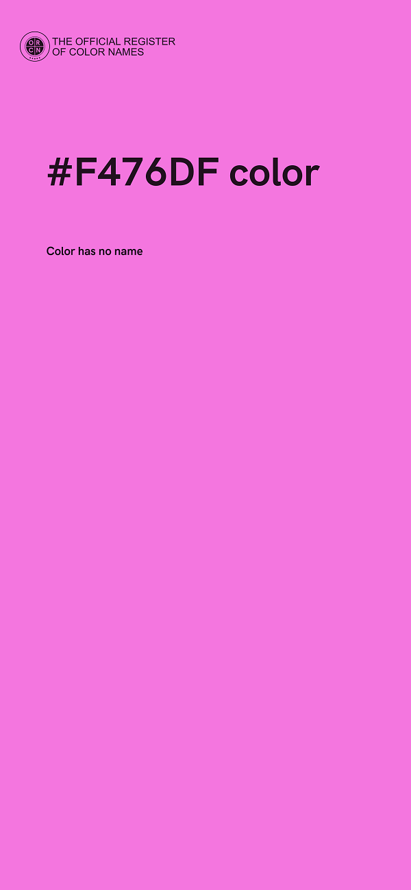 #F476DF color image
