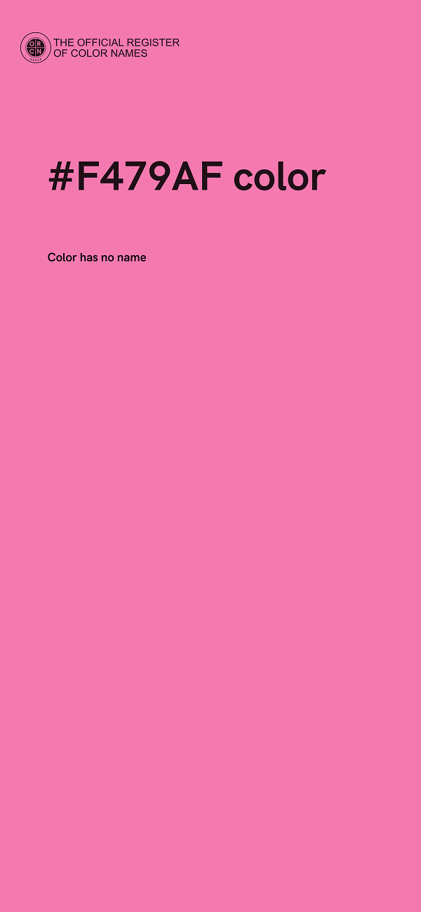 #F479AF color image