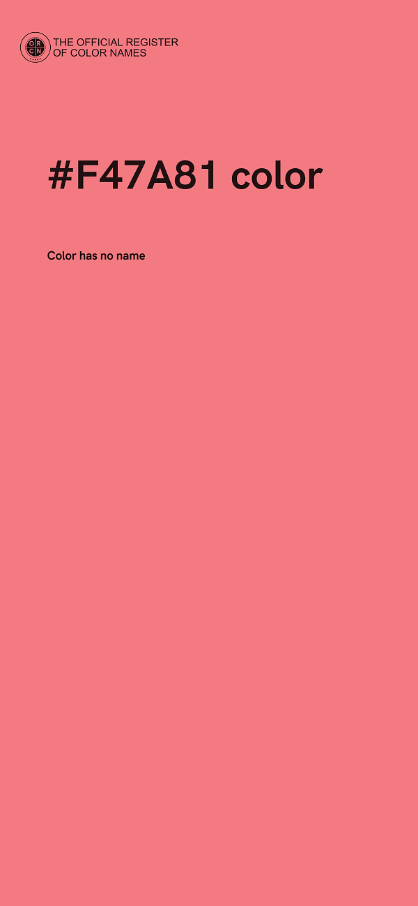 #F47A81 color image