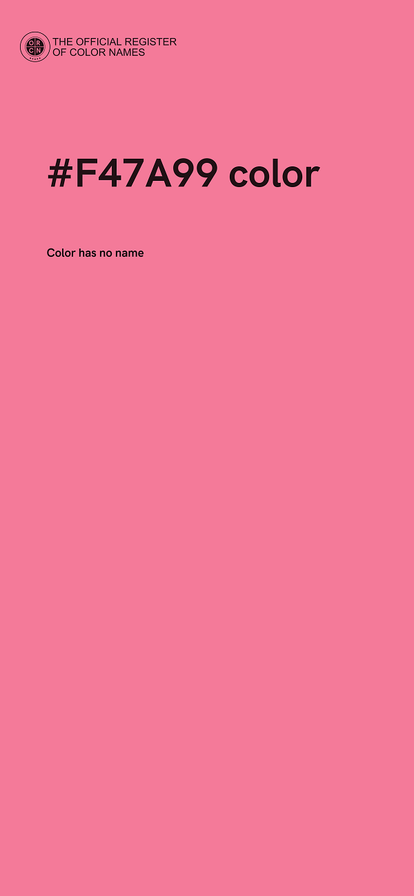 #F47A99 color image