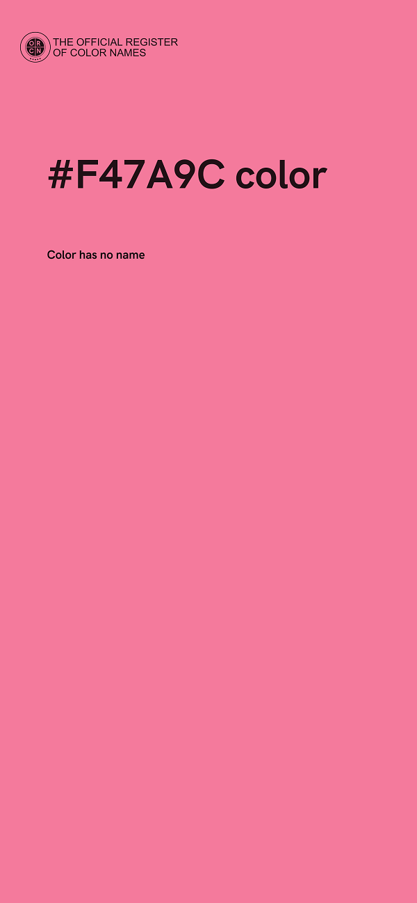 #F47A9C color image