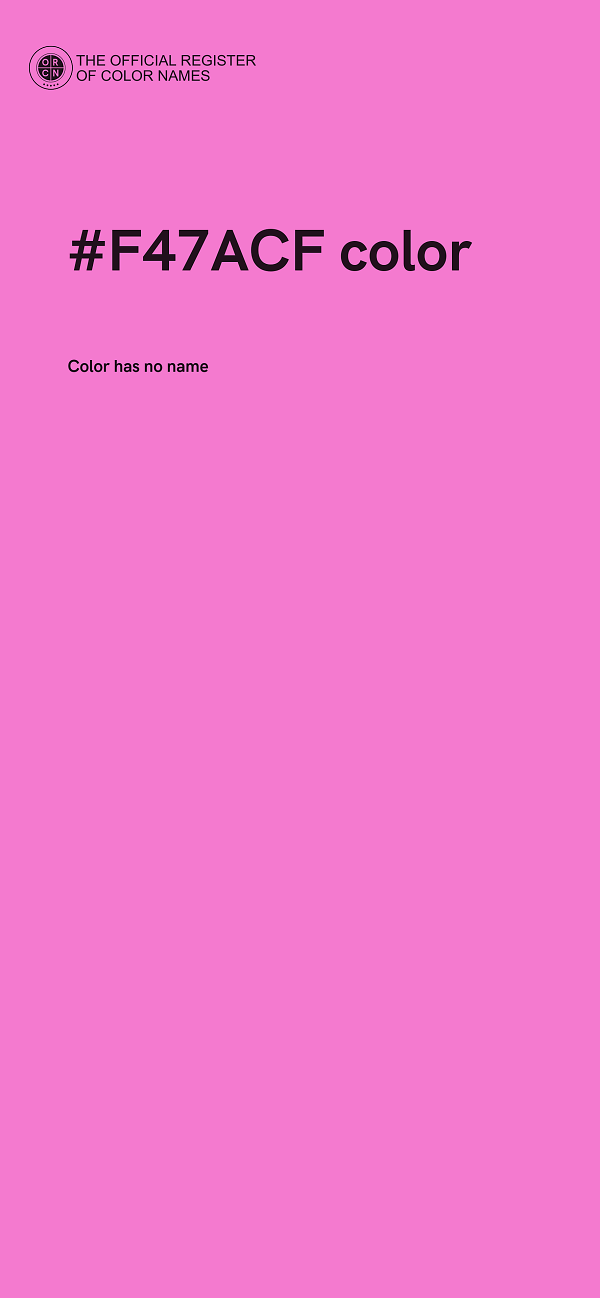 #F47ACF color image