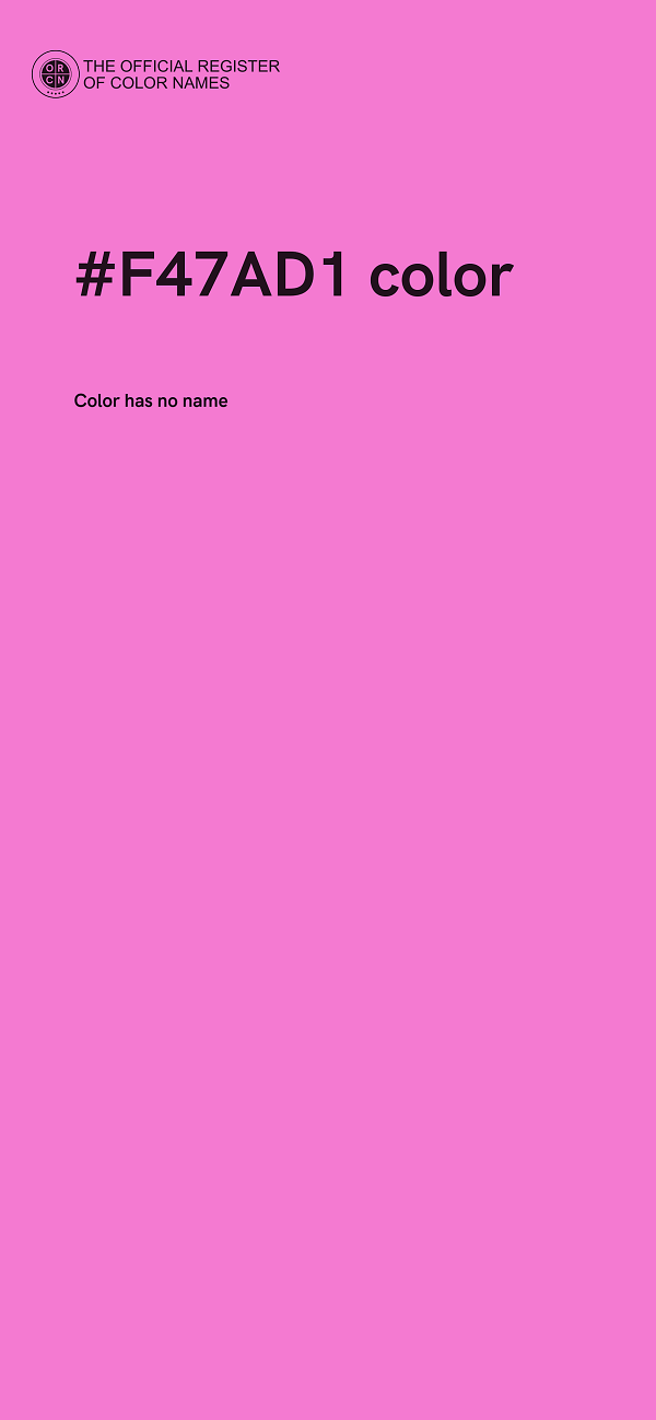#F47AD1 color image