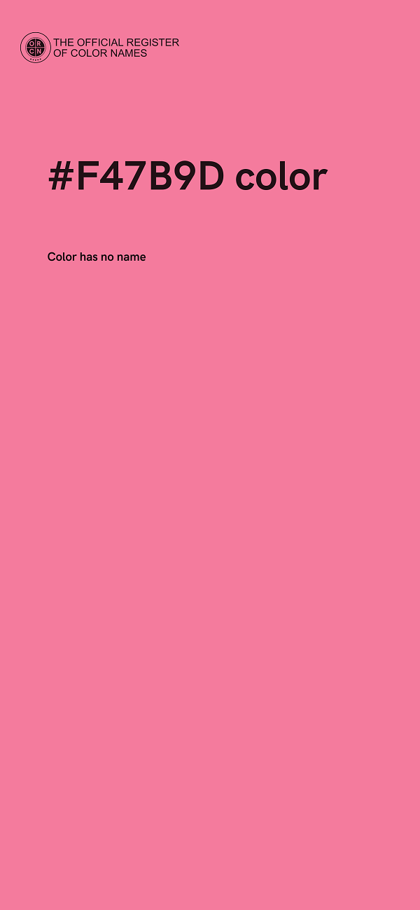 #F47B9D color image