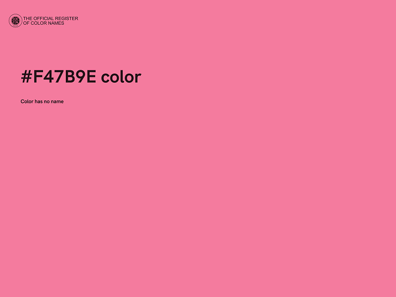 #F47B9E color image