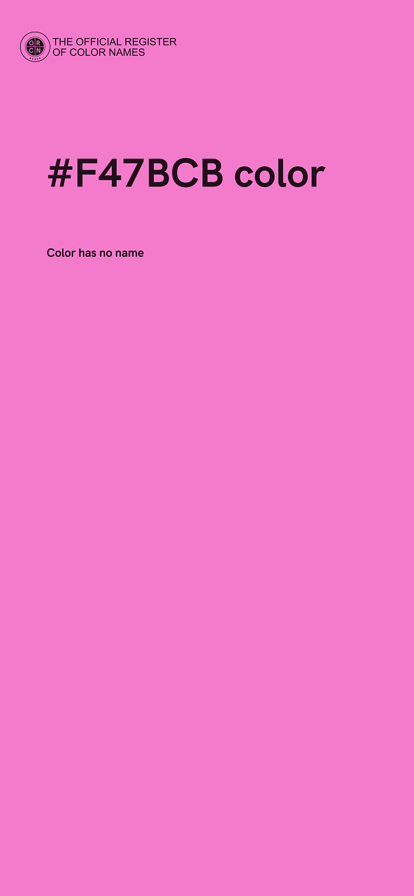 #F47BCB color image