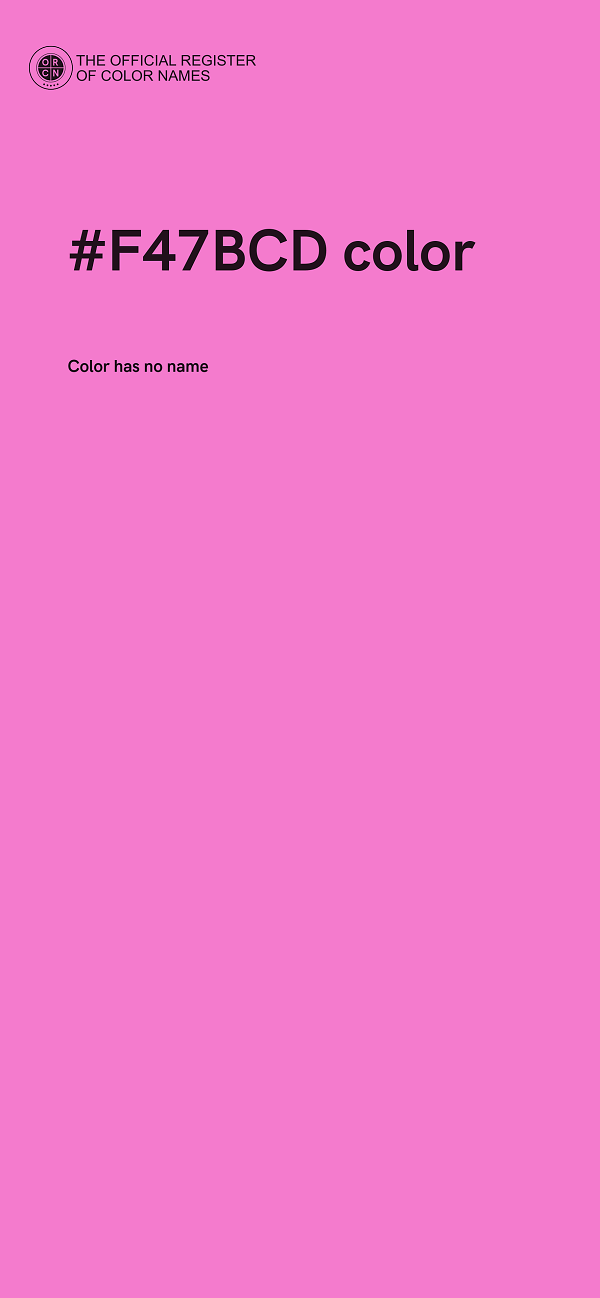 #F47BCD color image