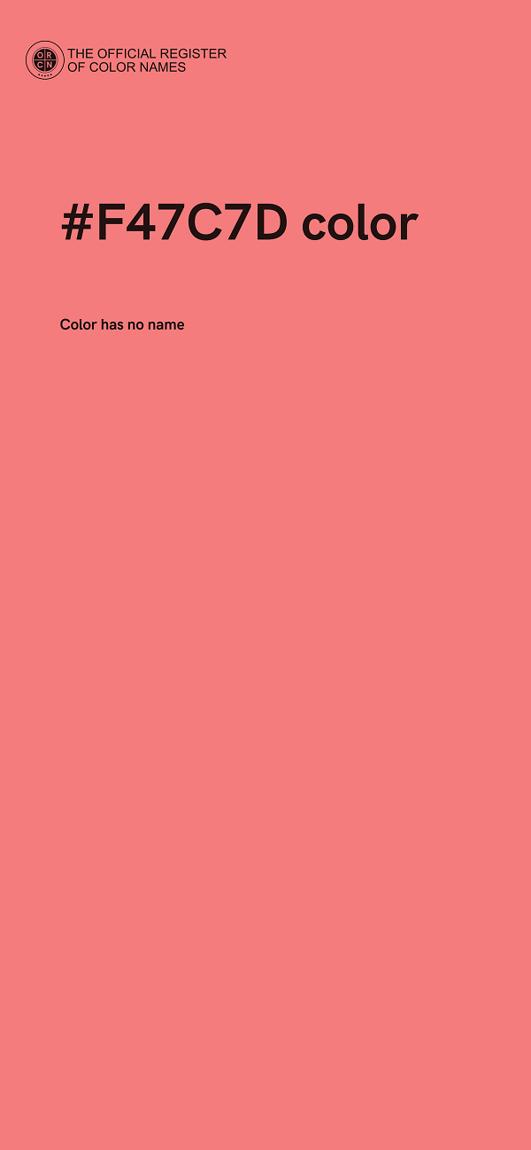 #F47C7D color image