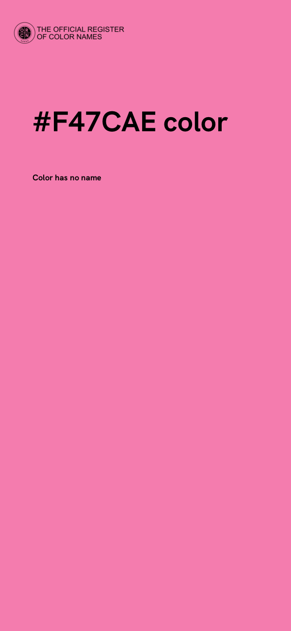 #F47CAE color image