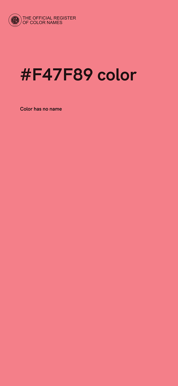 #F47F89 color image