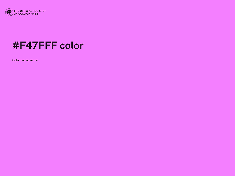 #F47FFF color image