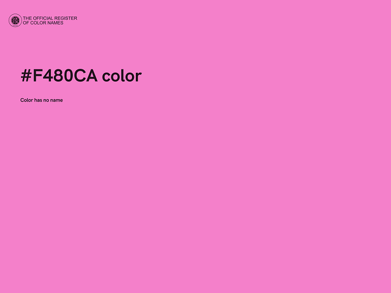 #F480CA color image