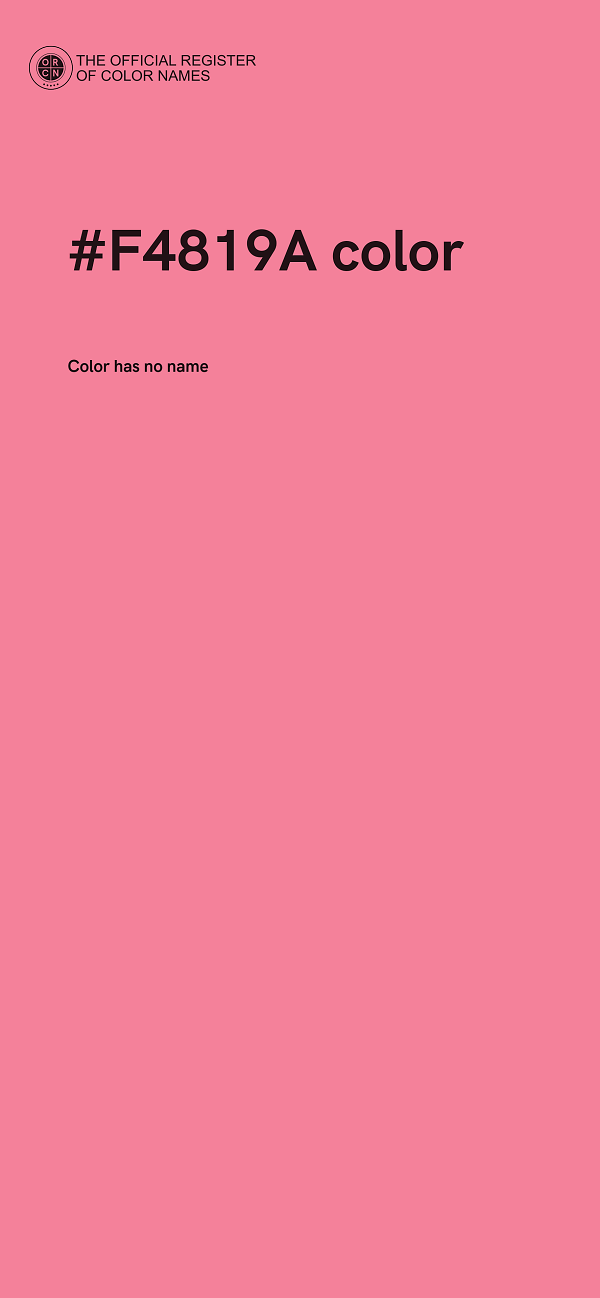 #F4819A color image
