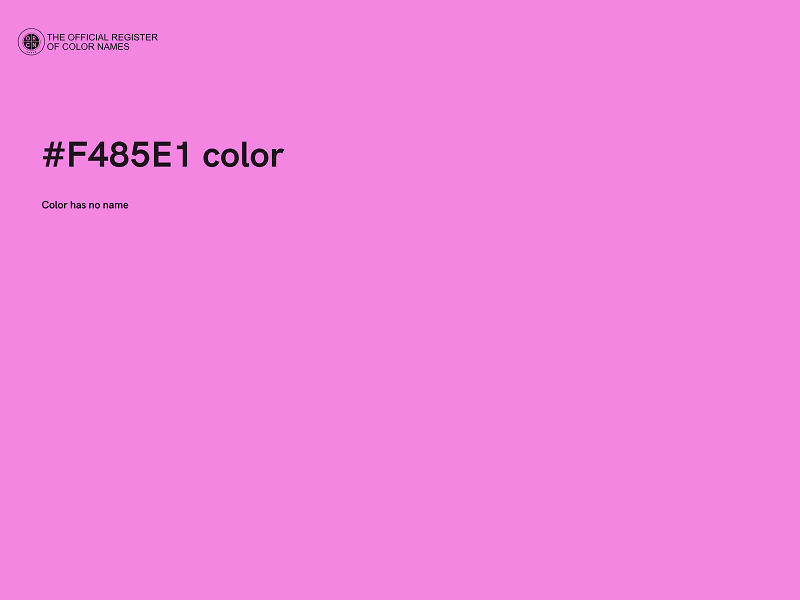 #F485E1 color image