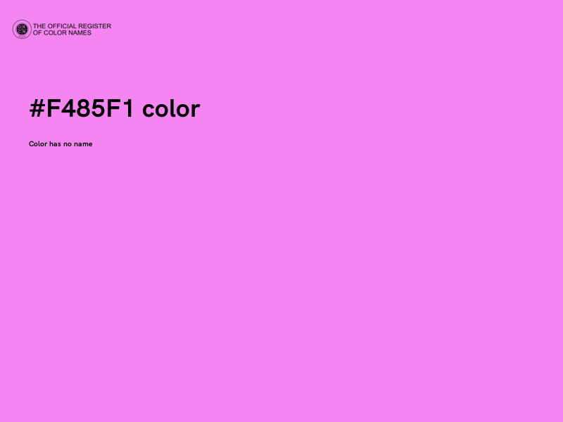 #F485F1 color image