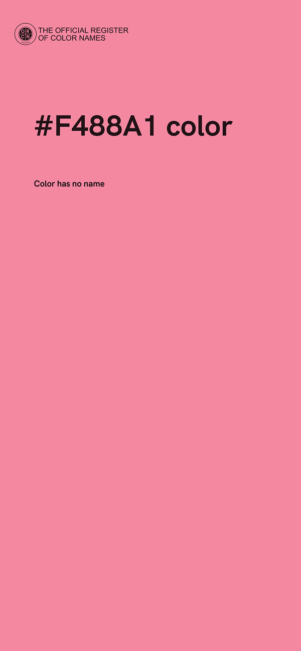 #F488A1 color image