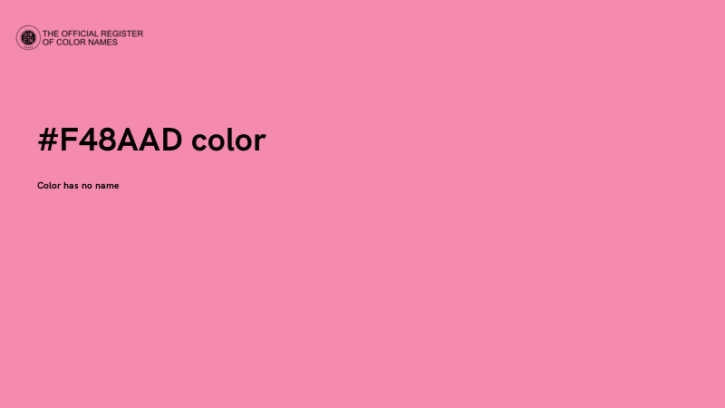 #F48AAD color image
